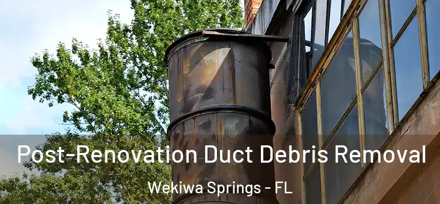  Post-Renovation Duct Debris Removal Wekiwa Springs - FL